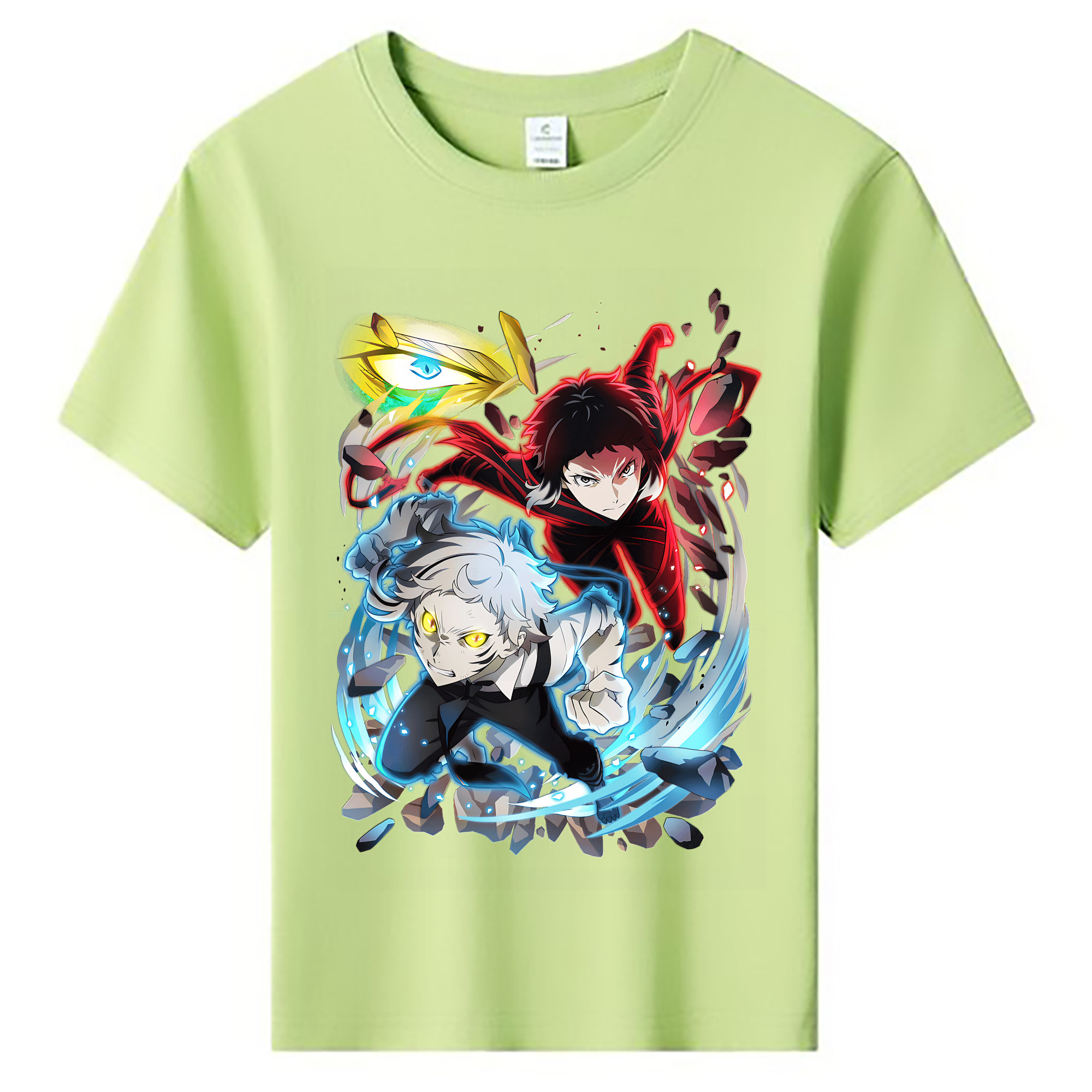 （画像用） 文豪ストレイドッグス Bungo Stray Dogs 綿100％キッズTシャツ（フロントプリント）
